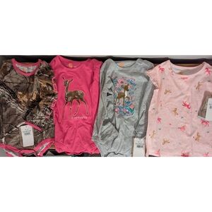 Lot of Carhartt Long Sleeve Onesies And Tee